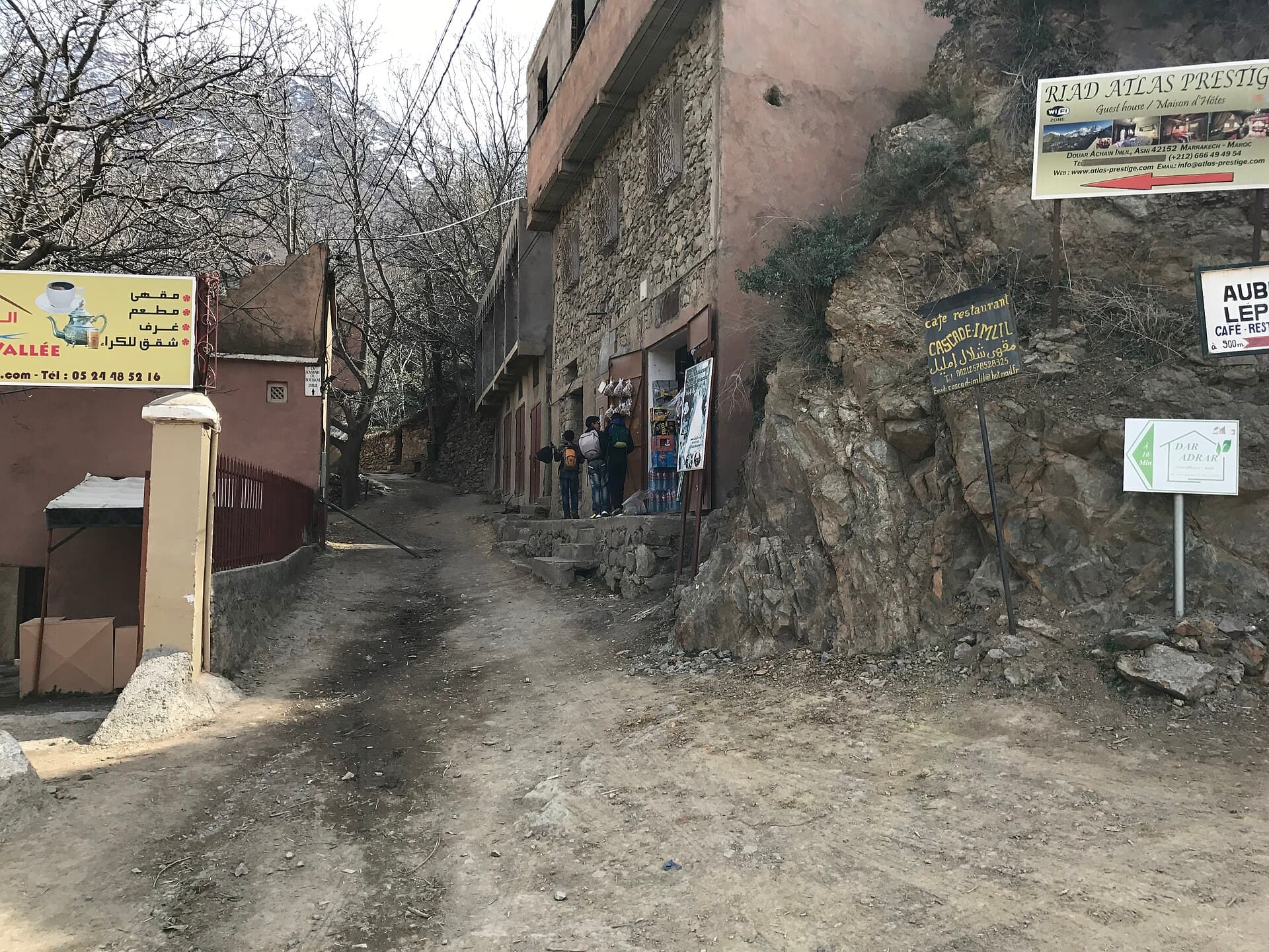 La vallée d'Imlil sur le chemin du Toubkal
